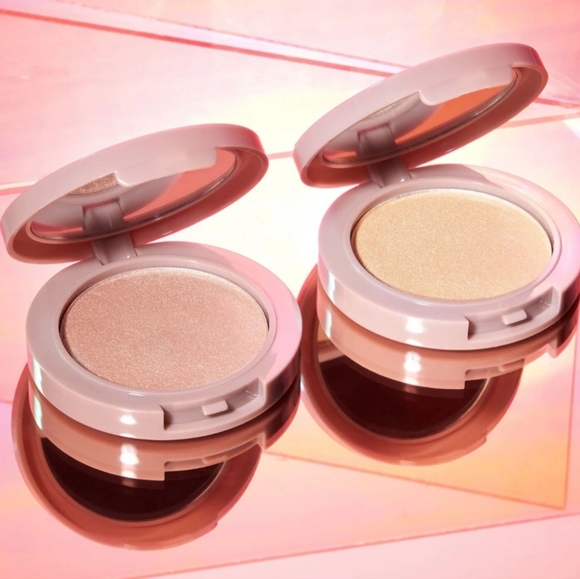 🌺SALE Mally Positive Radiance Skin Perfecting Face Highliter Pearlicious Pink - Picture 3 of 6